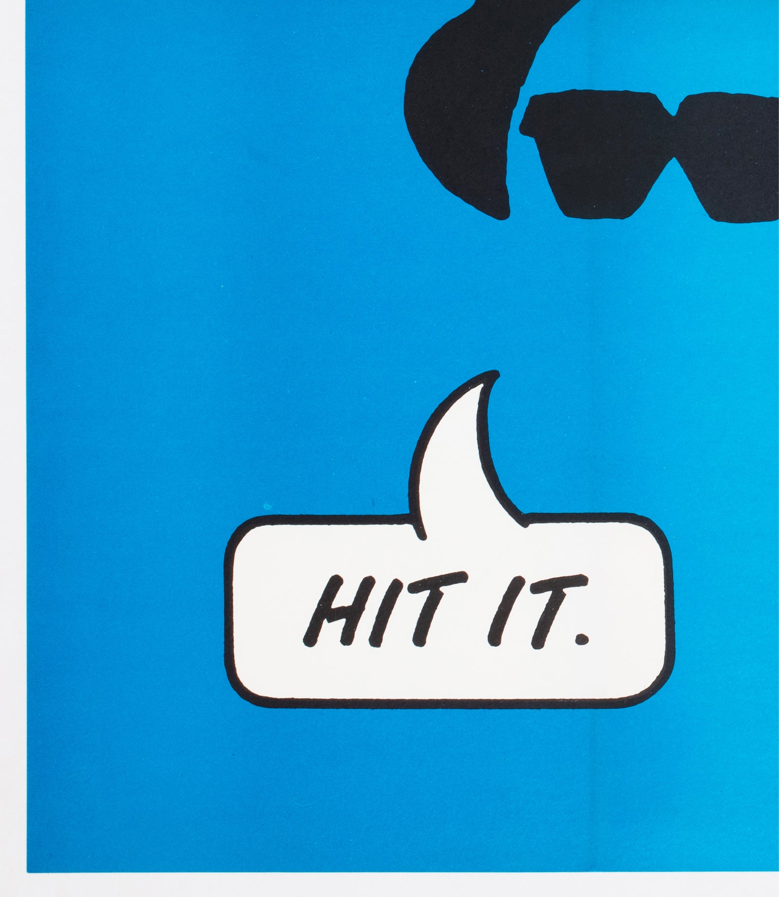 The Blues Brothers 1980 UK Quad Advance Film Poster - detail