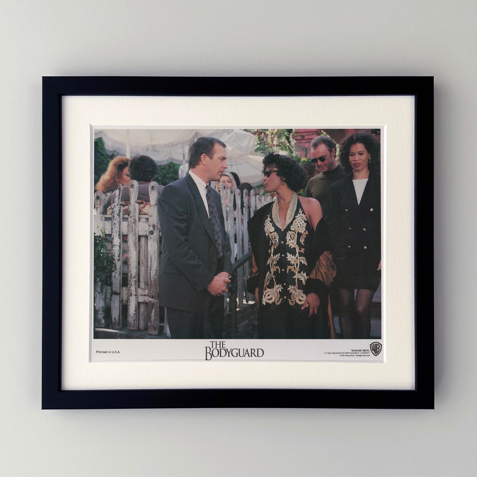 The Bodyguard 1992 Film Movie Lobby Card Framed