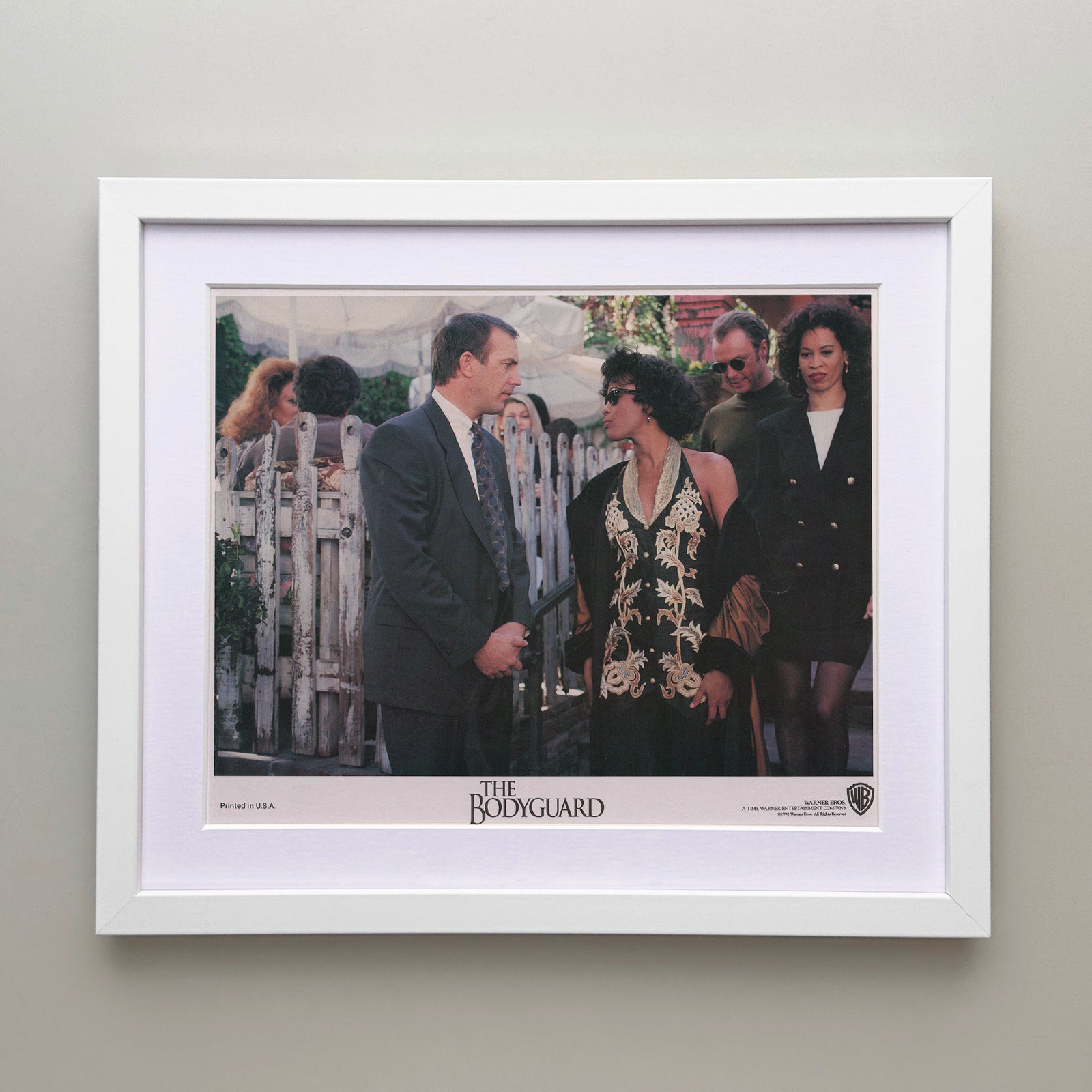 The Bodyguard 1992 Film Movie Lobby Card Framed