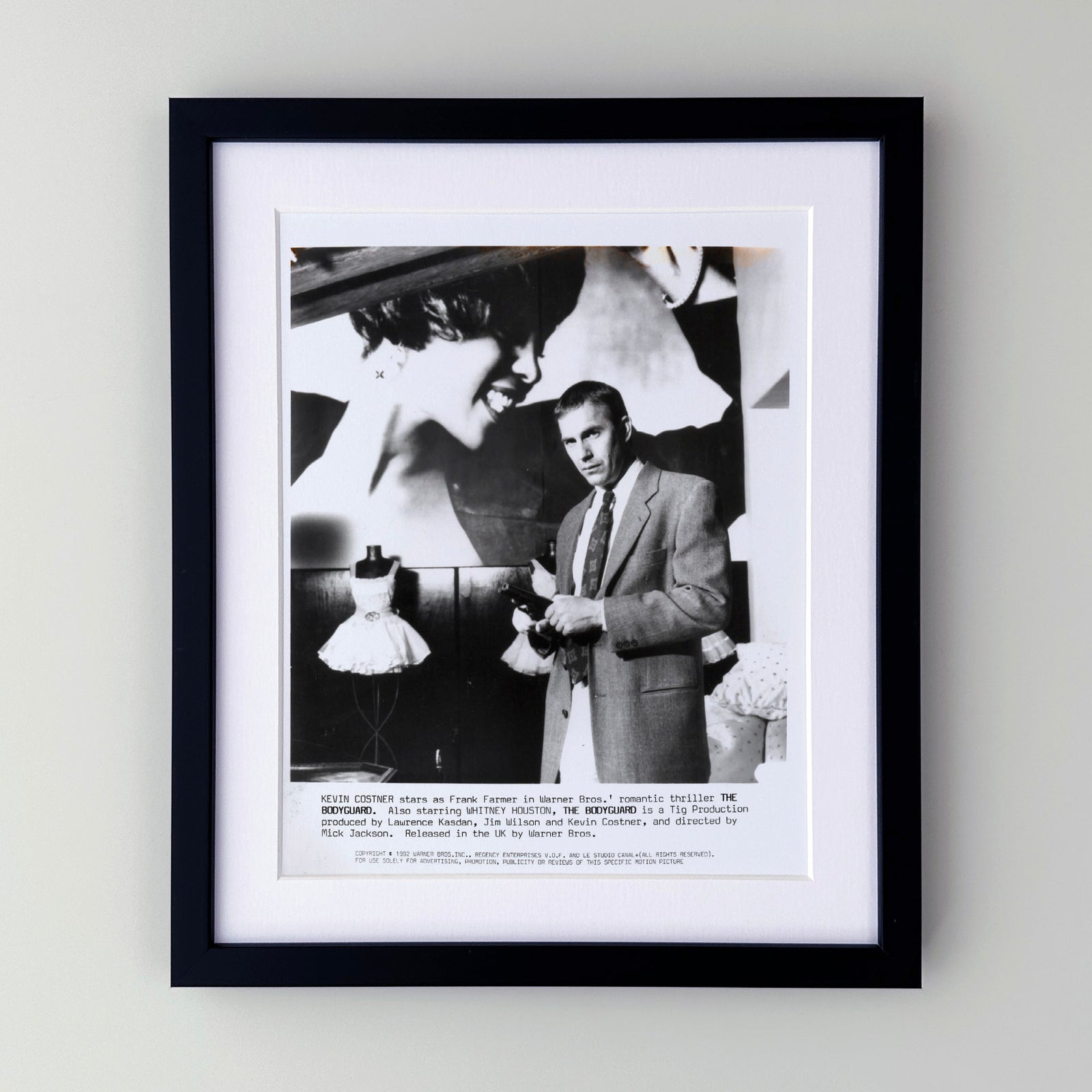The Bodyguard 1992 Publicity Film Movie Press Still Framed