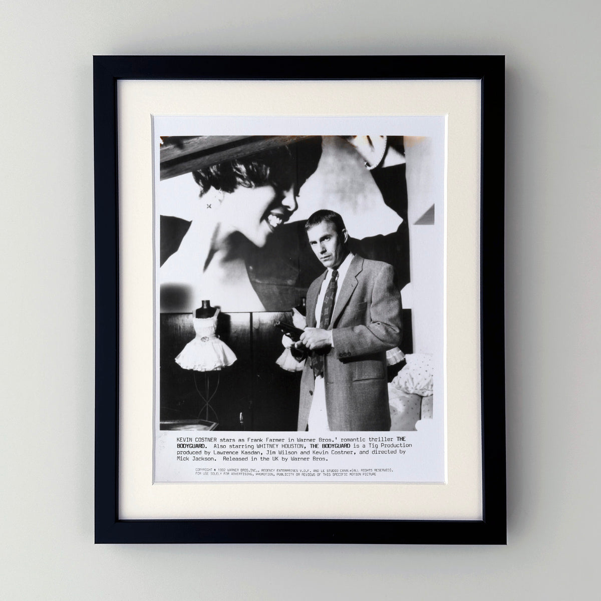 The Bodyguard 1992 Publicity Film Movie Press Still Framed