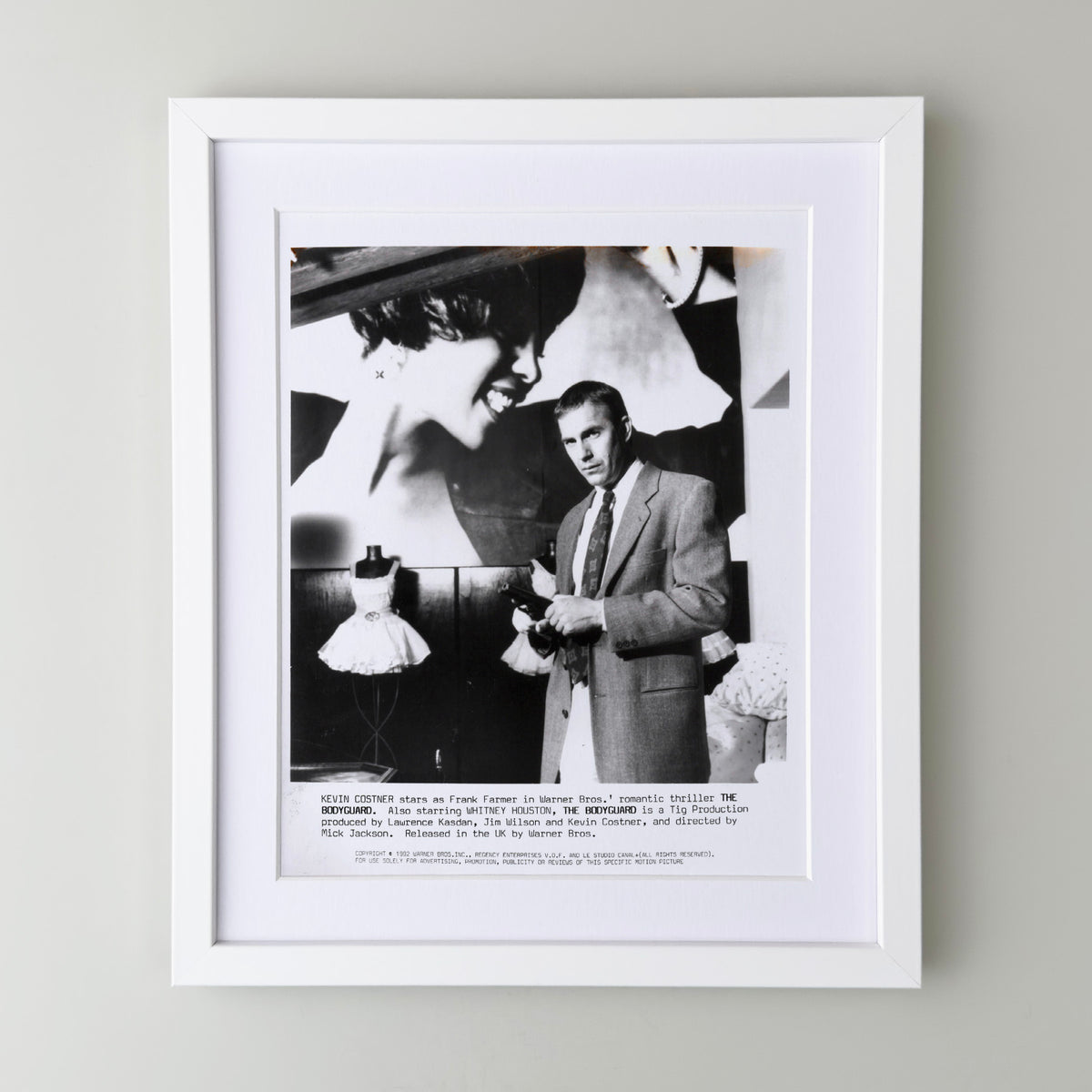 The Bodyguard 1992 Publicity Film Movie Press Still Framed