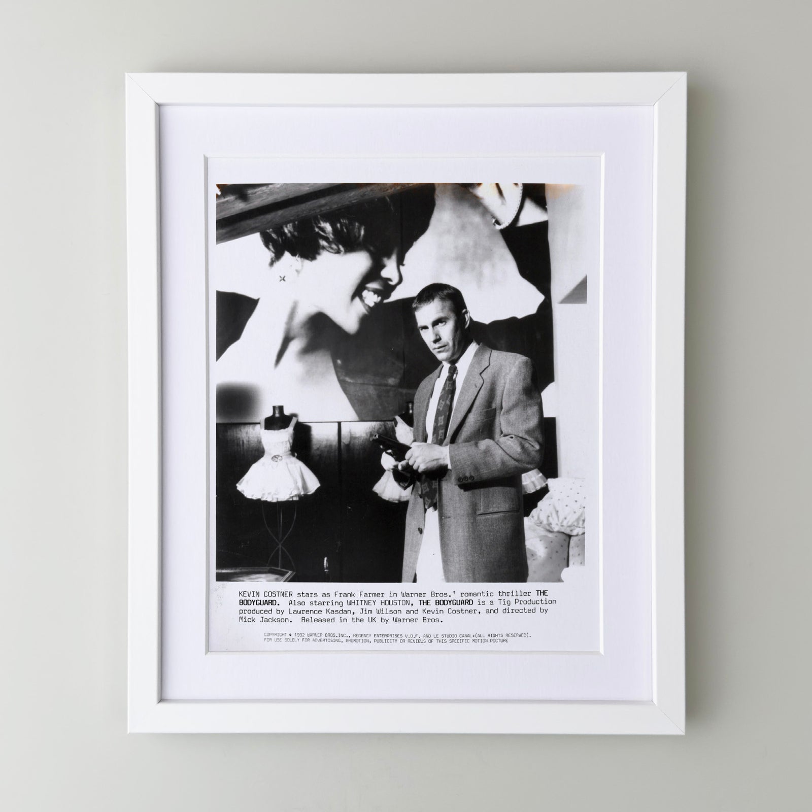 The Bodyguard 1992 Publicity Film Movie Press Still Framed