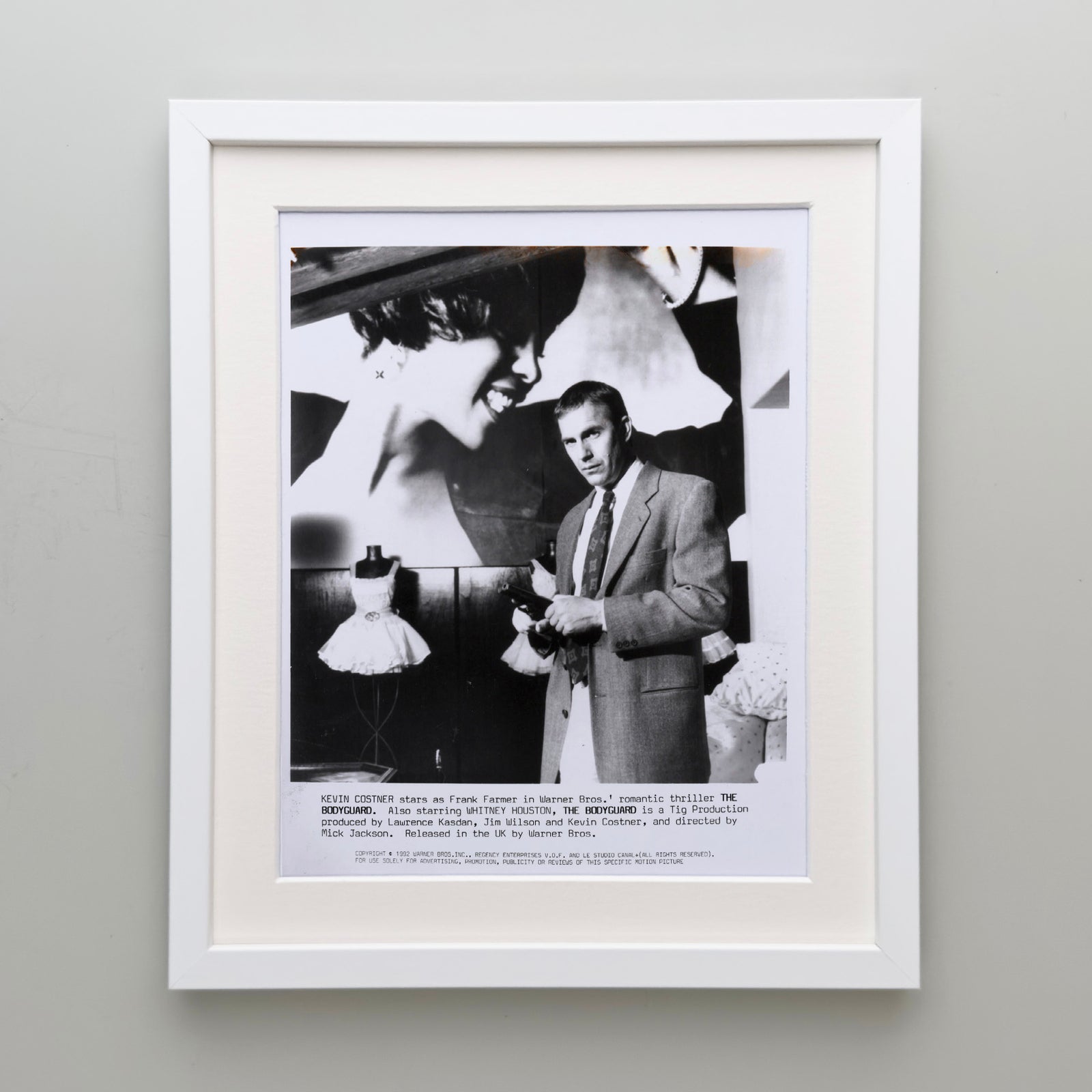 The Bodyguard 1992 Publicity Film Movie Press Still Framed