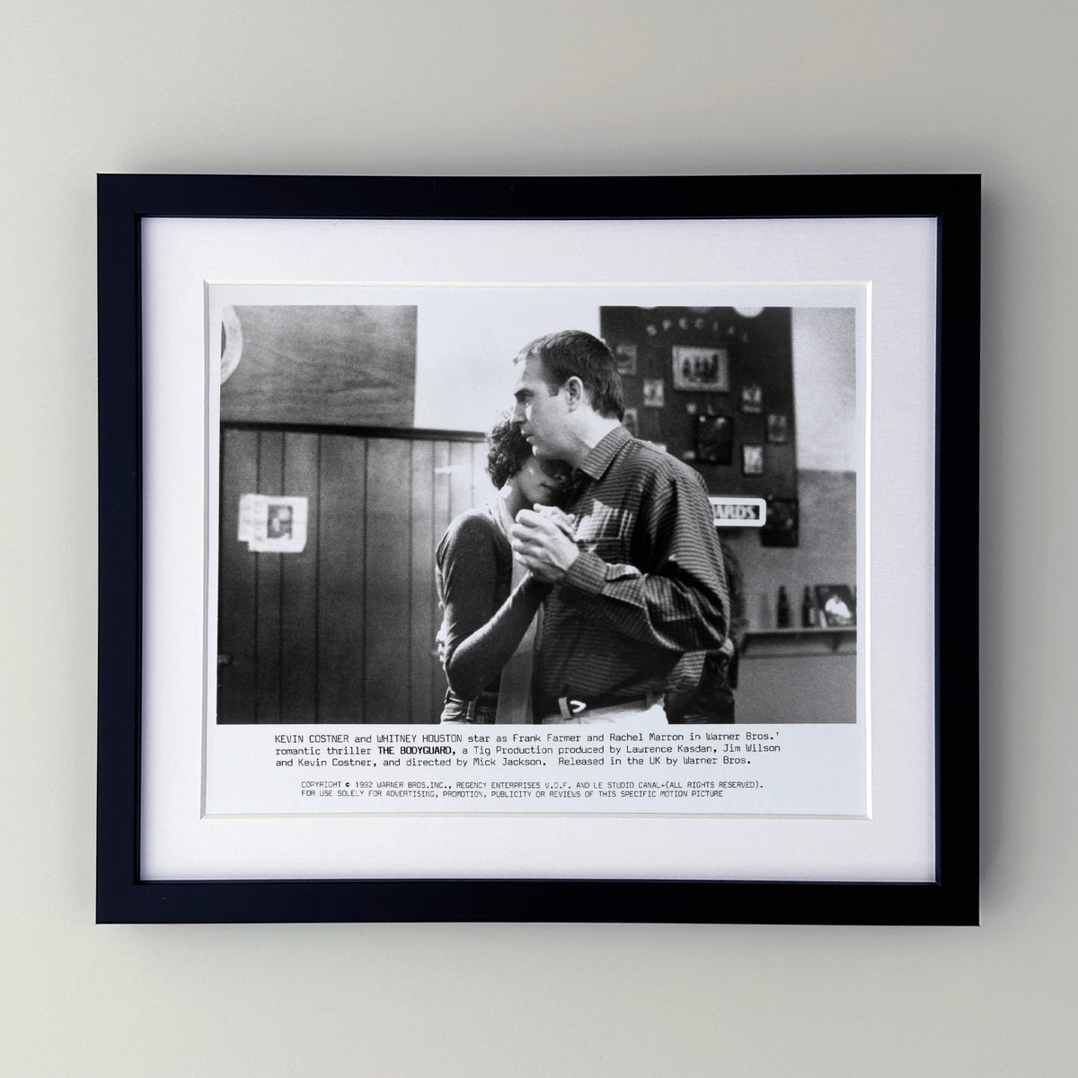 The Bodyguard 1992 Publicity Film Movie Press Still Framed