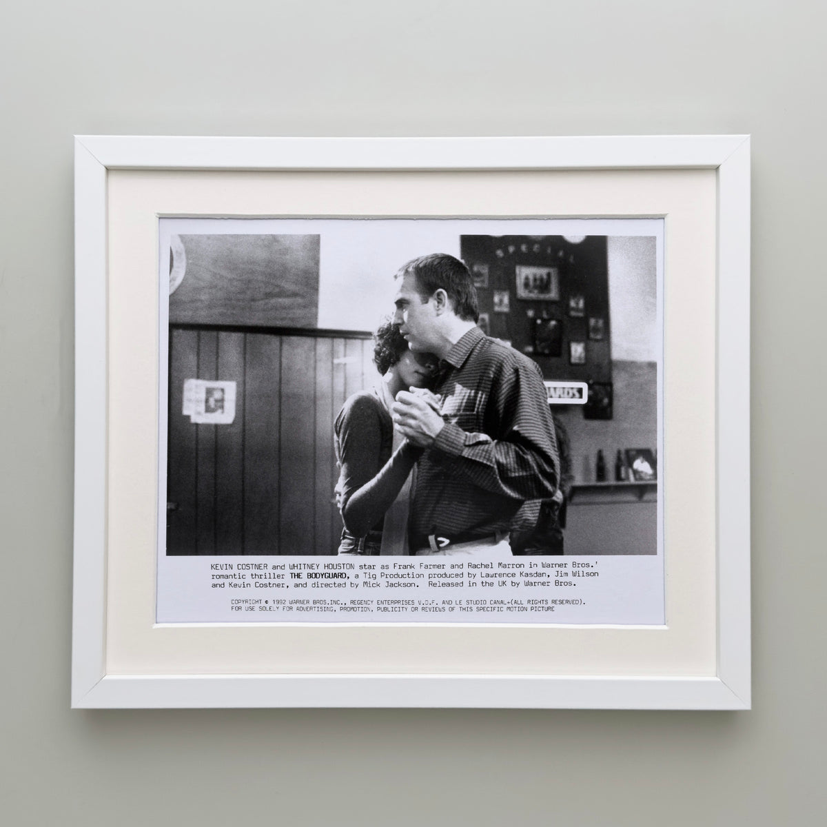 The Bodyguard 1992 Publicity Film Movie Press Still Framed