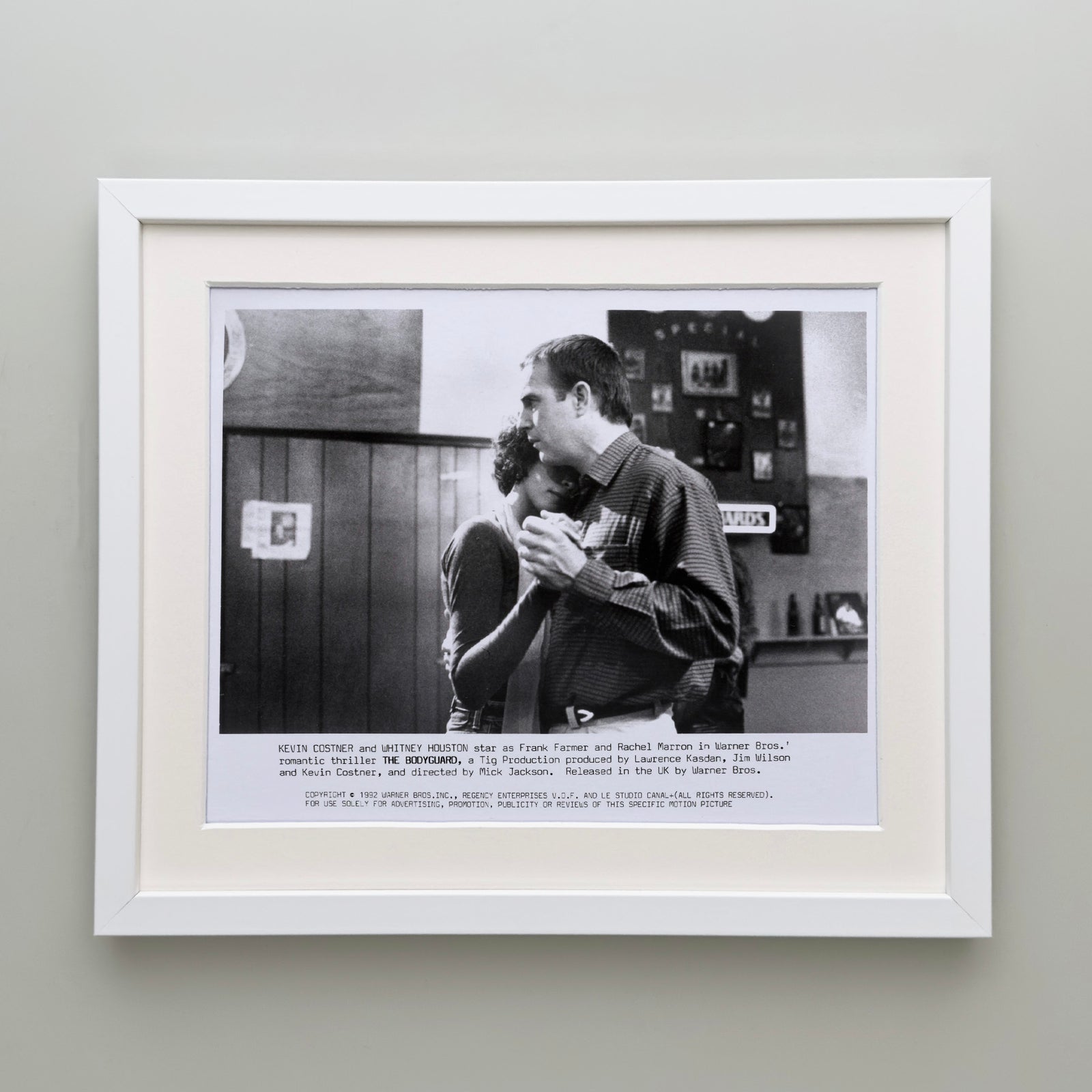 The Bodyguard 1992 Publicity Film Movie Press Still Framed