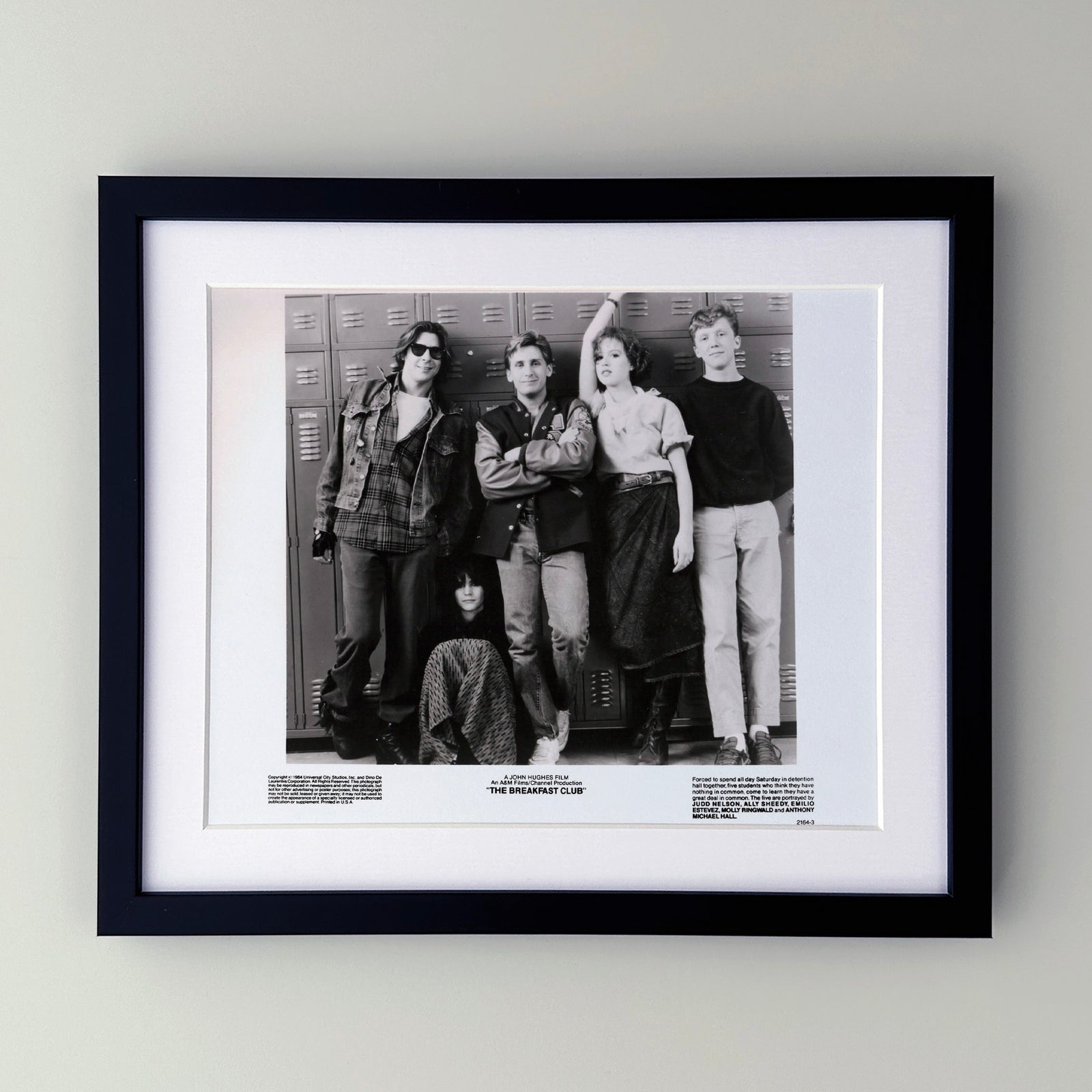 The Breakfast Club 1985 Publicity Film Movie Press Still Framed