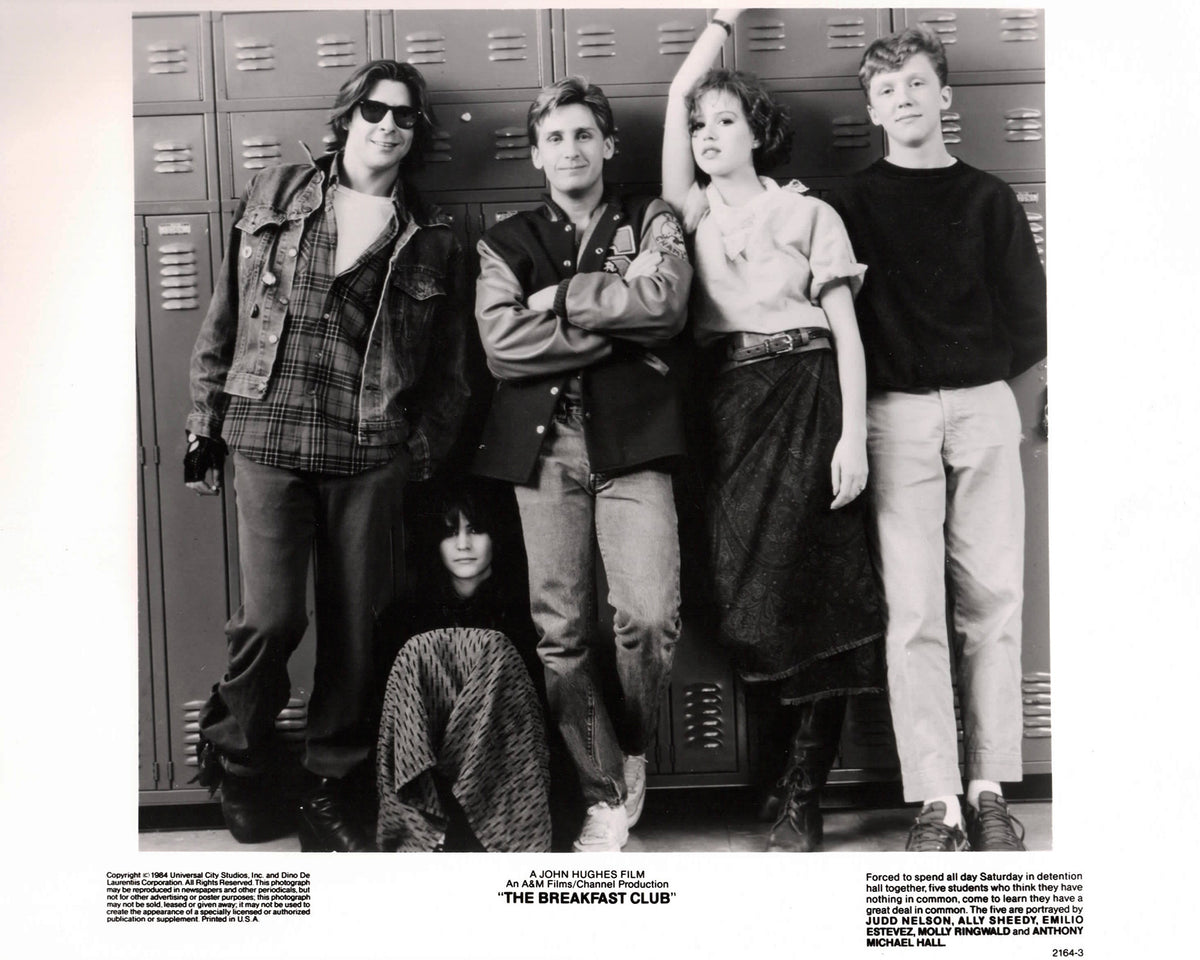 The Breakfast Club 1985 Publicity Film Movie Press Still Framed