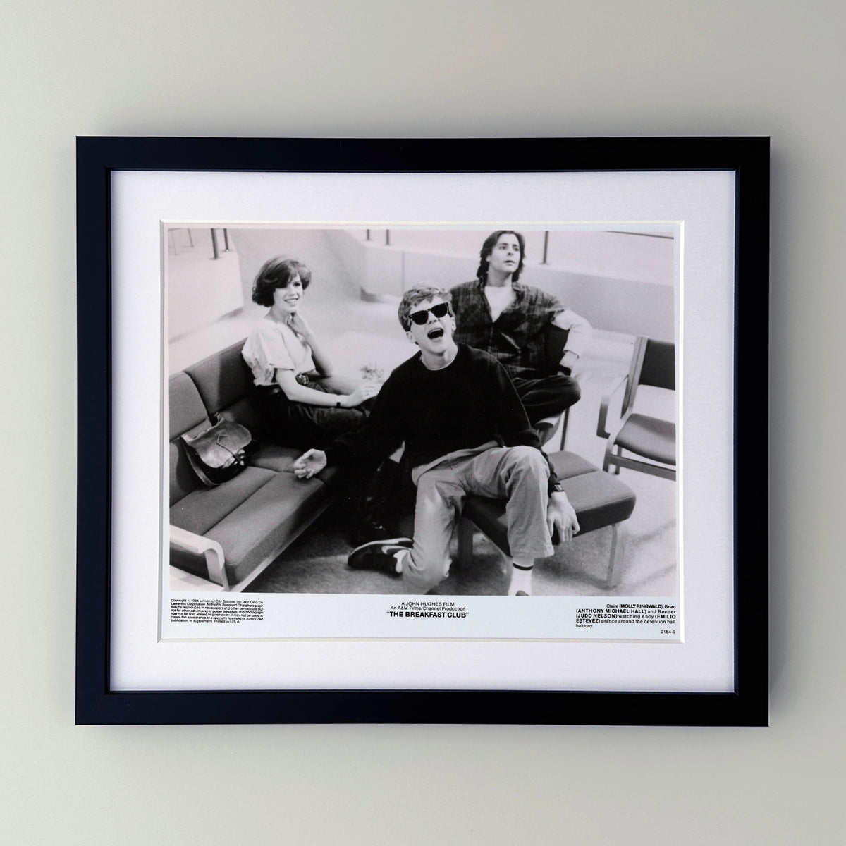 The Breakfast Club 1985 Publicity Film Movie Press Still Framed
