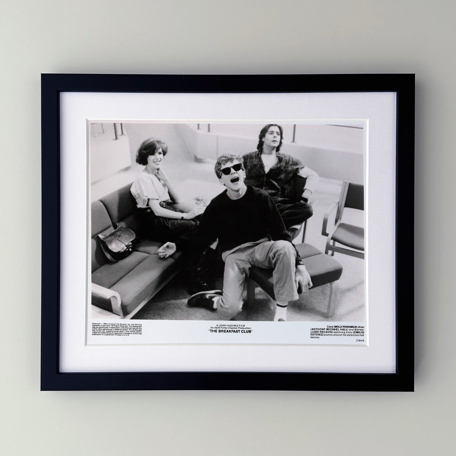 The Breakfast Club 1985 Publicity Film Movie Press Still Framed