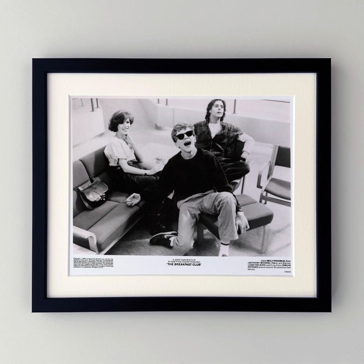The Breakfast Club 1985 Publicity Film Movie Press Still Framed