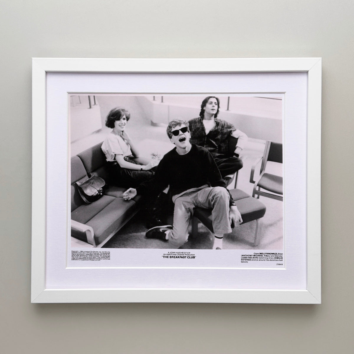 The Breakfast Club 1985 Publicity Film Movie Press Still Framed