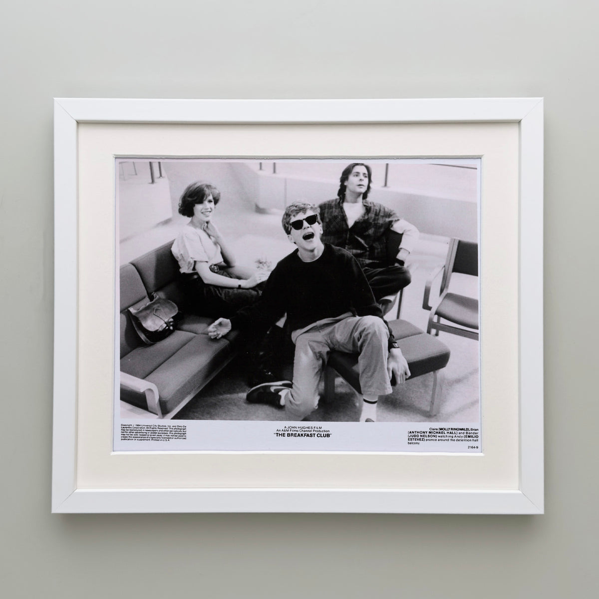 The Breakfast Club 1985 Publicity Film Movie Press Still Framed