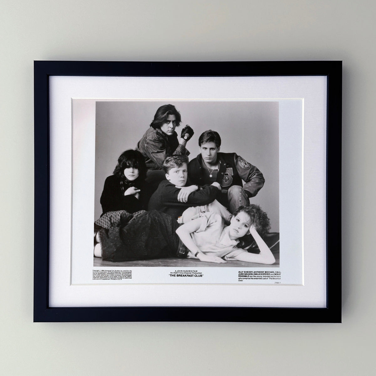The Breakfast Club 1985 Publicity Film Movie Press Still Framed
