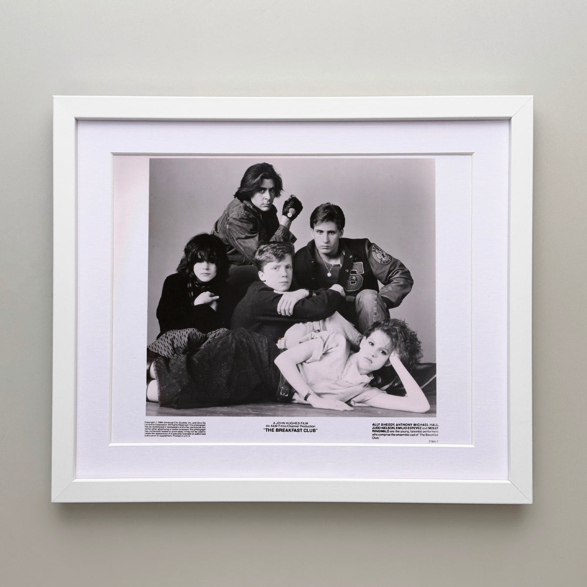 The Breakfast Club 1985 Publicity Film Movie Press Still Framed