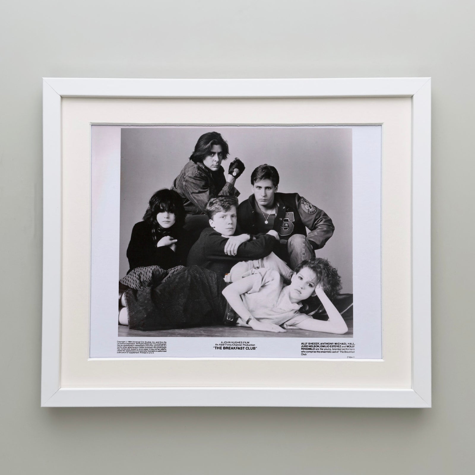The Breakfast Club 1985 Publicity Film Movie Press Still Framed