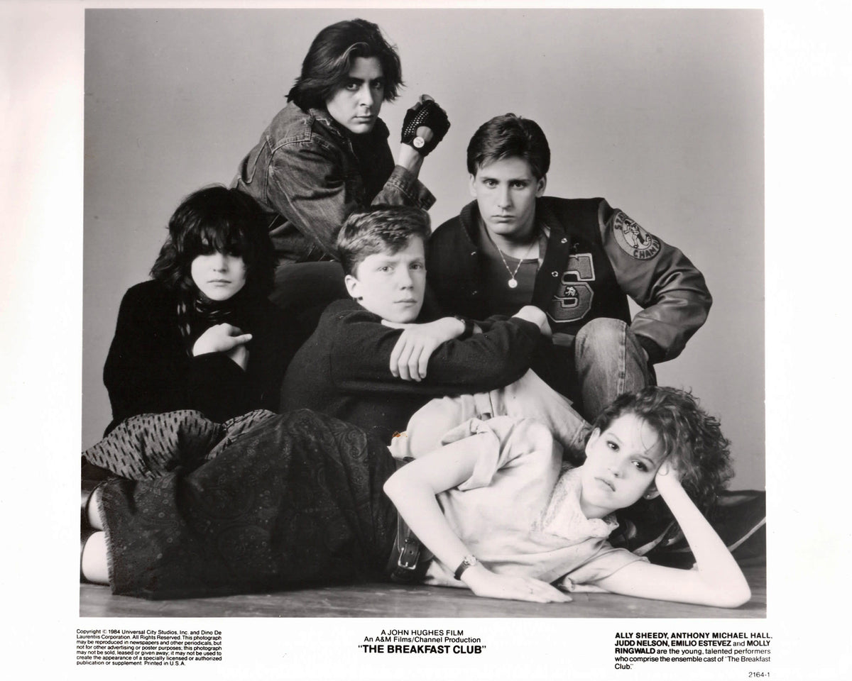The Breakfast Club 1985 Publicity Film Movie Press Still Framed