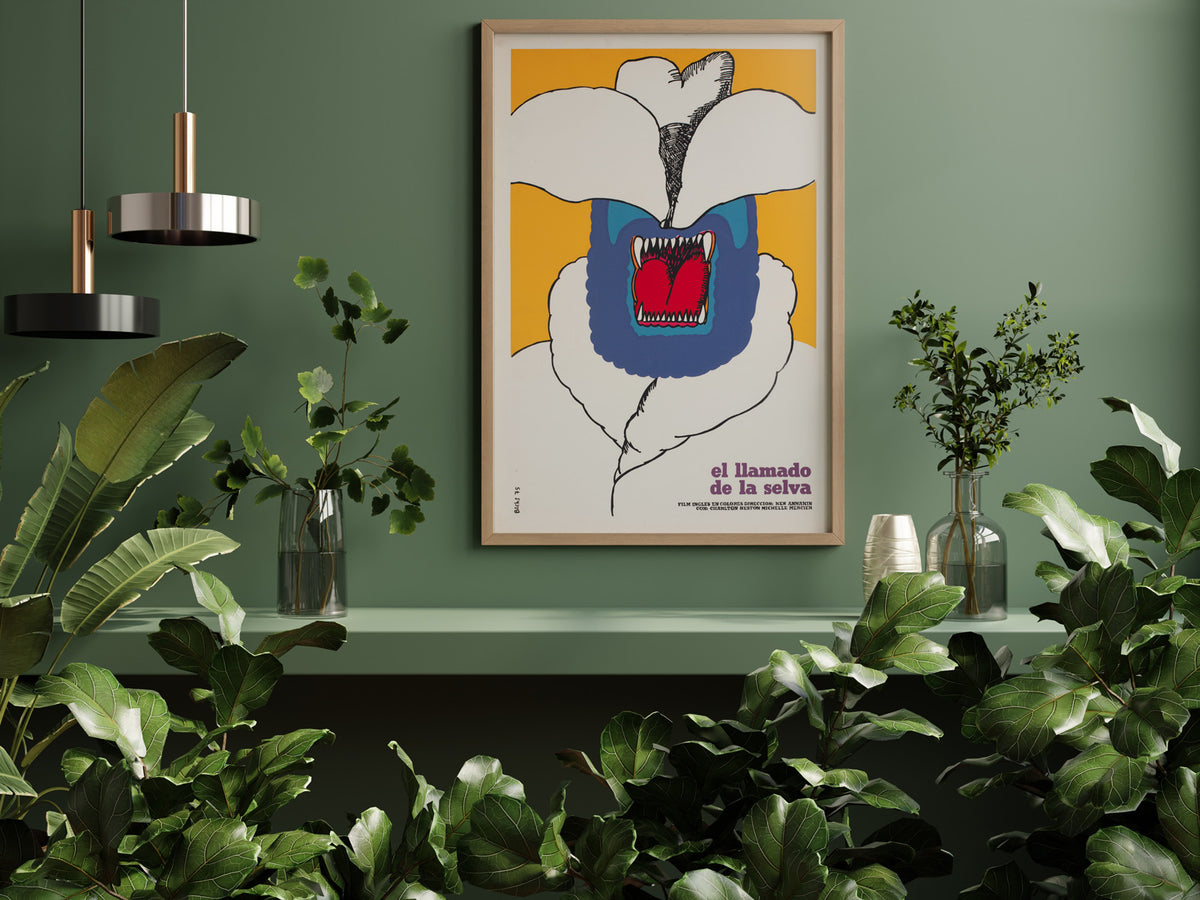 The Call of the Wild c1975 Cuban Film Movie Poster, Bachs