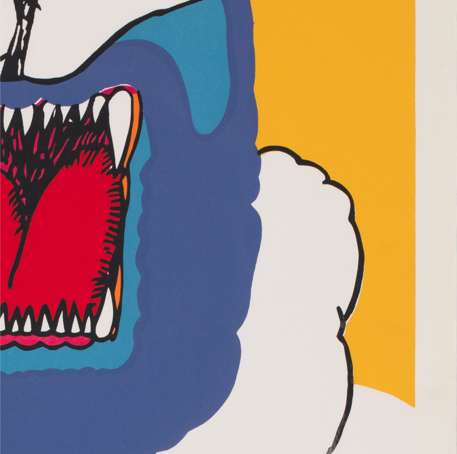 The Call of the Wild c1975 Cuban Film Movie Poster, Bachs - detail 