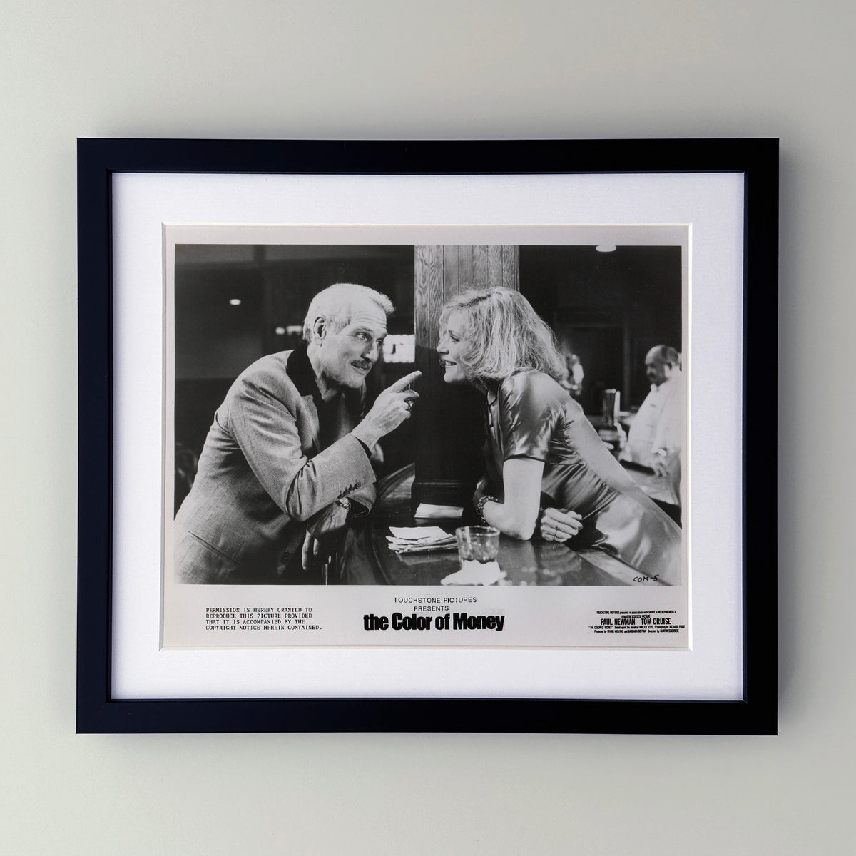 The Color of Money 1986 Film Movie Press Publicity Still Framed