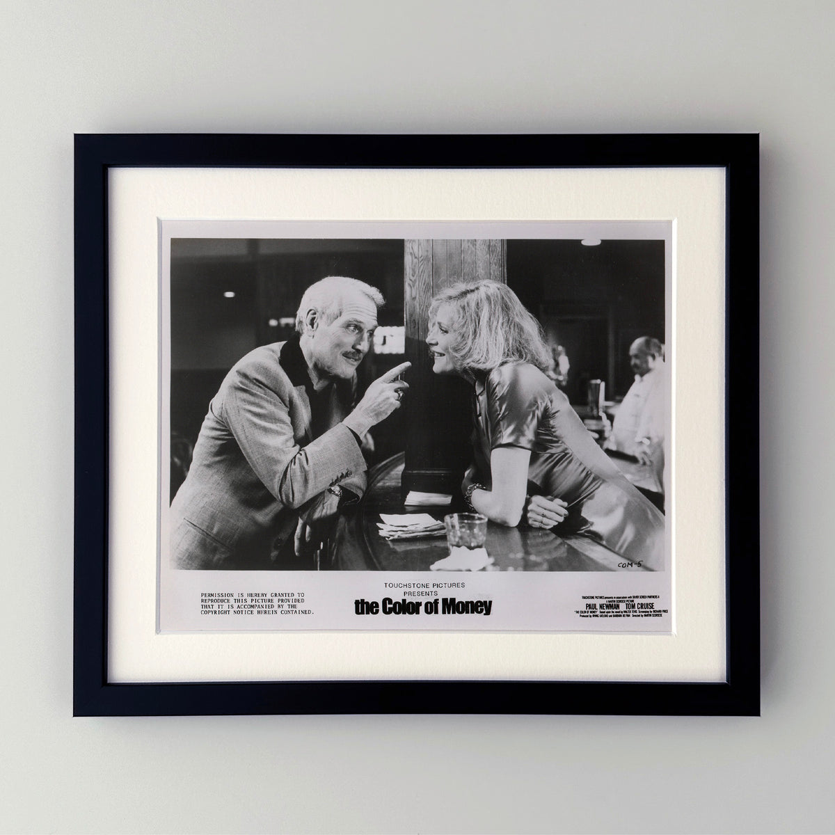The Color of Money 1986 Film Movie Press Publicity Still Framed