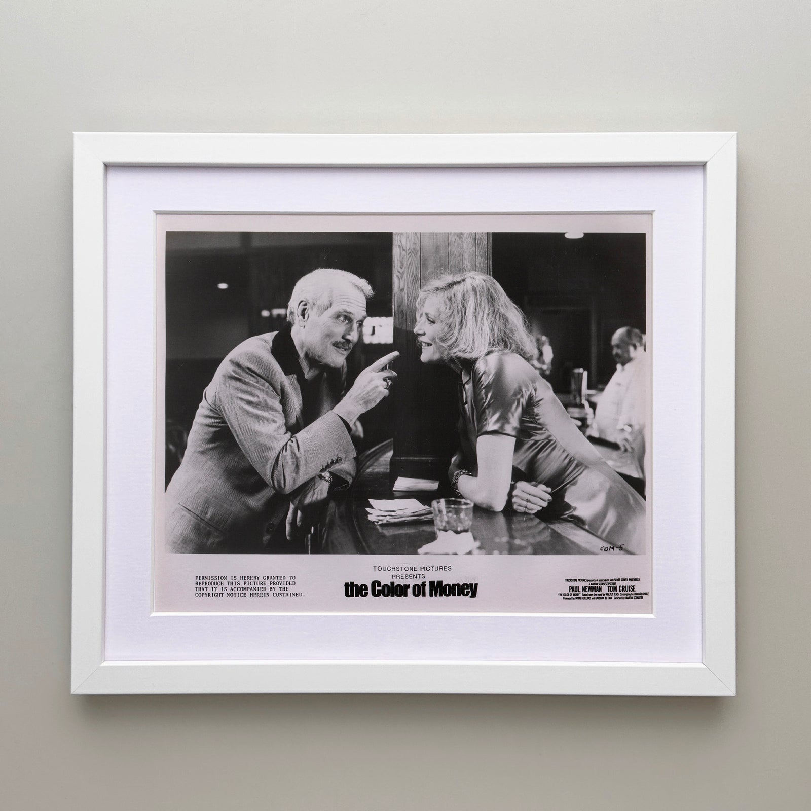 The Color of Money 1986 Film Movie Press Publicity Still Framed