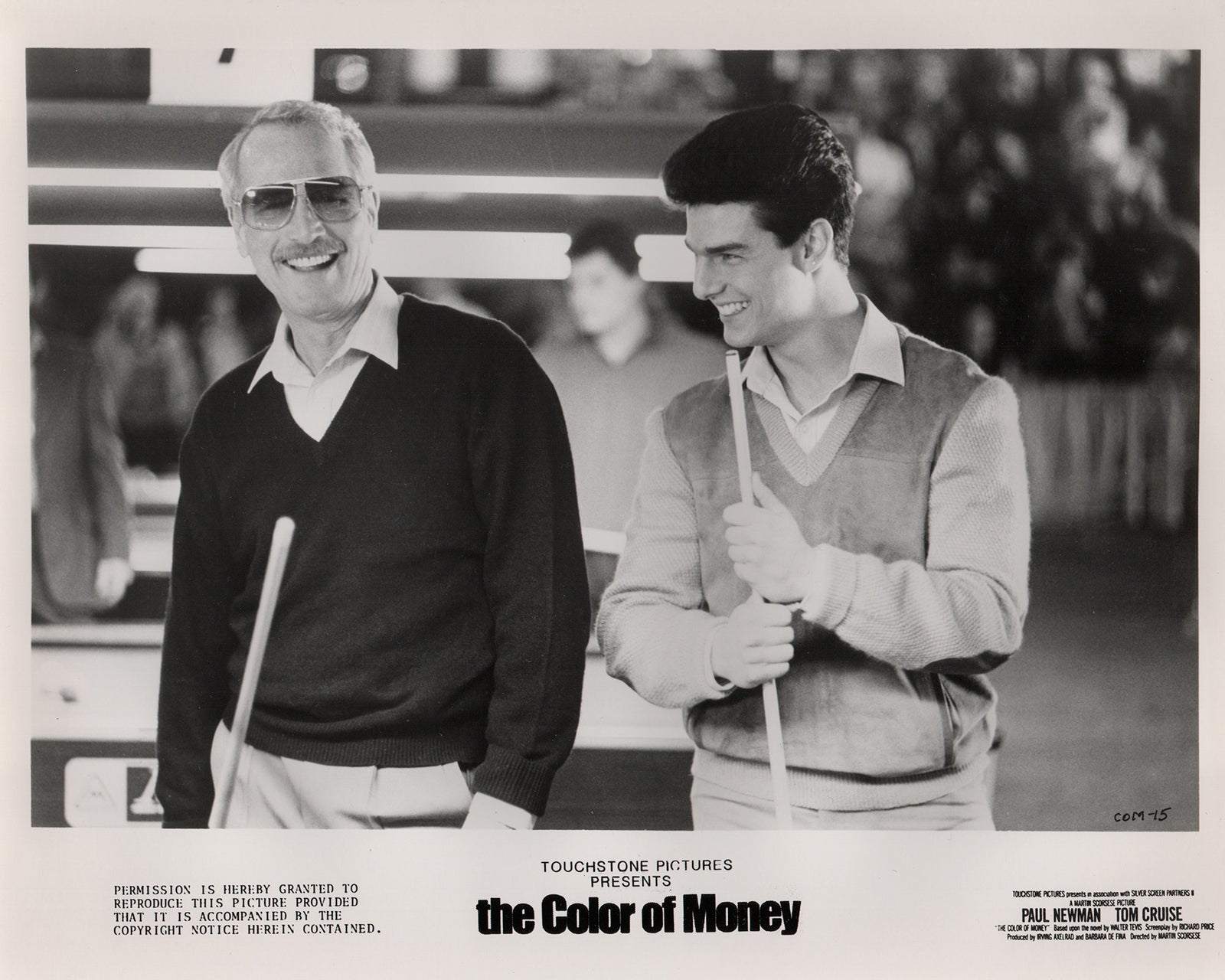 The Color of Money 1986 Film Movie Press Publicity Still Framed