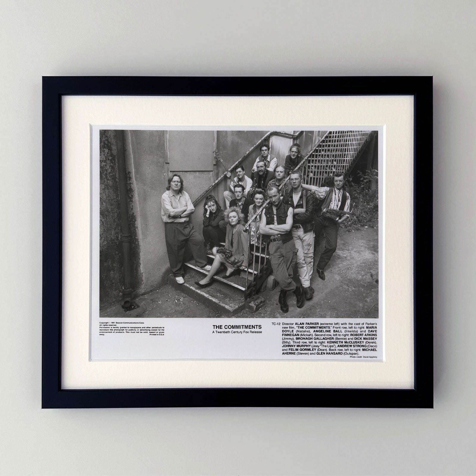 The Commitments 1991 Film Movie Press Publicity Still Framed