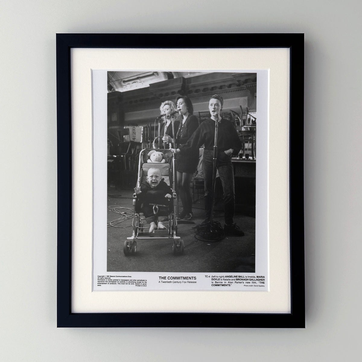 The Commitments 1991 Film Movie Press Publicity Still Framed