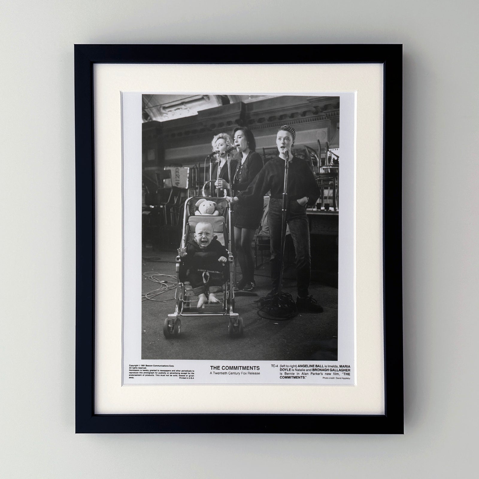 The Commitments 1991 Film Movie Press Publicity Still Framed