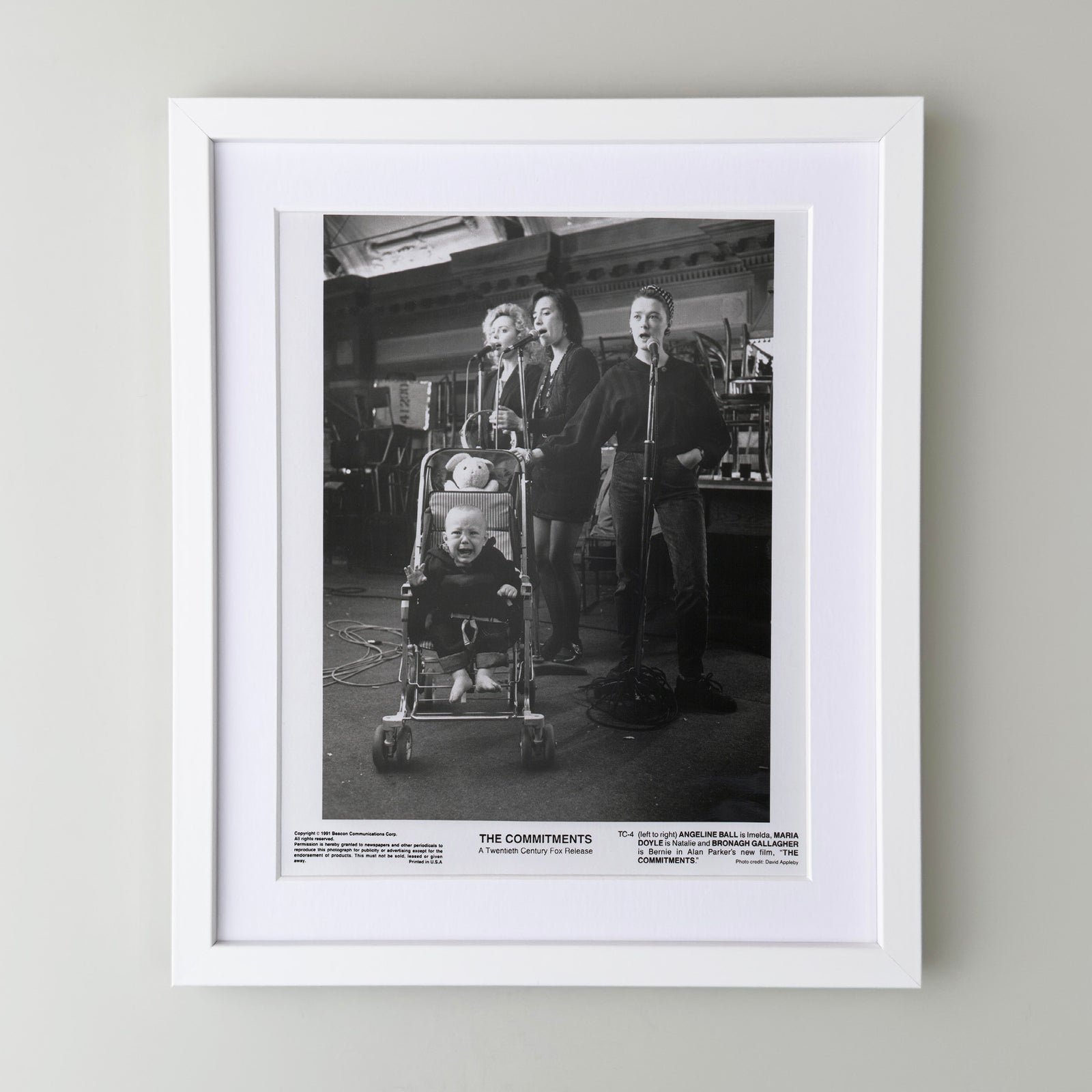 The Commitments 1991 Film Movie Press Publicity Still Framed