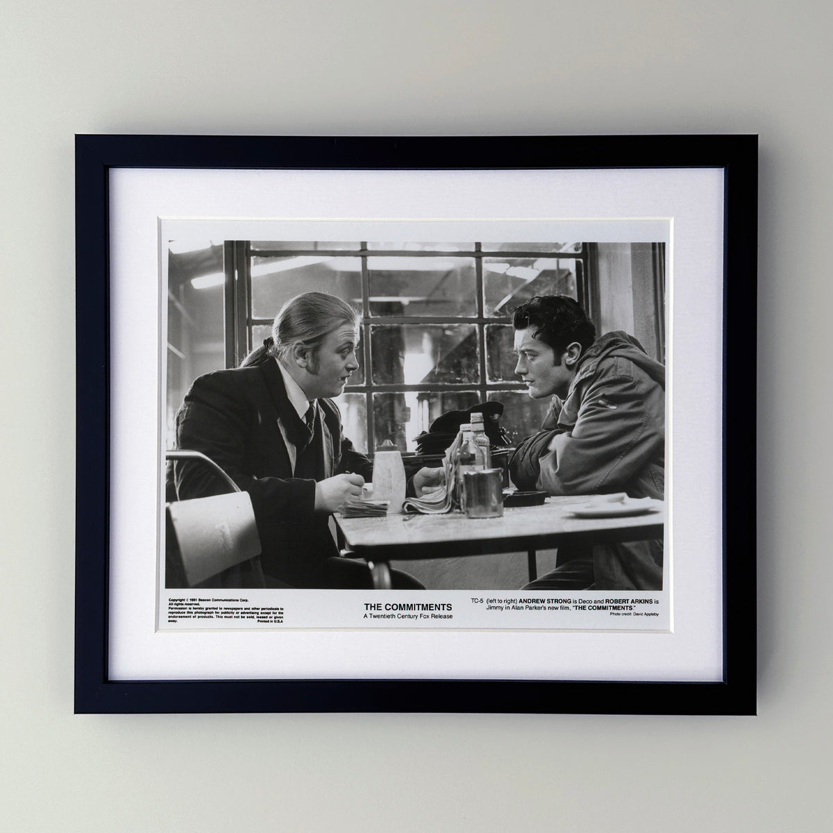 The Commitments 1991 Film Movie Press Publicity Still Framed