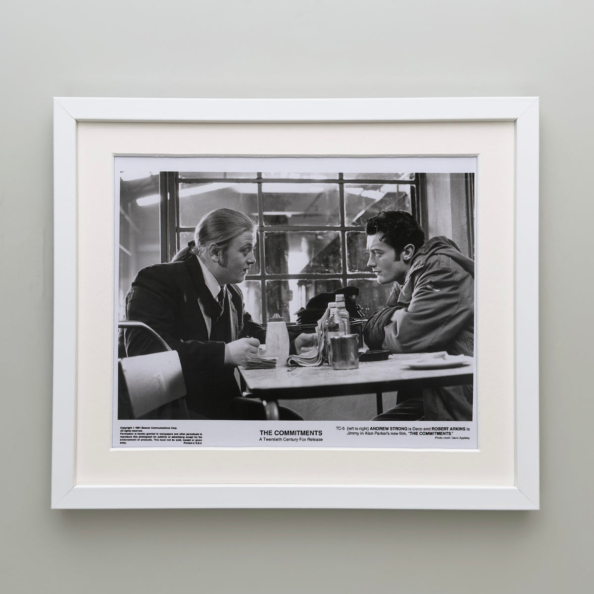 The Commitments 1991 Film Movie Press Publicity Still Framed
