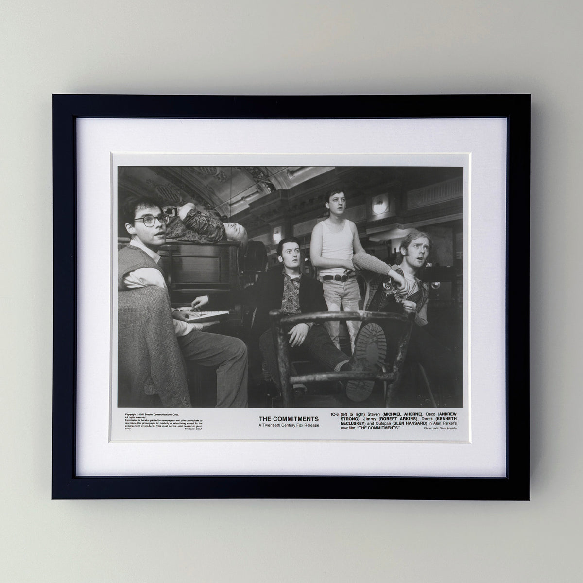 The Commitments 1991 Film Movie Press Publicity Still Framed