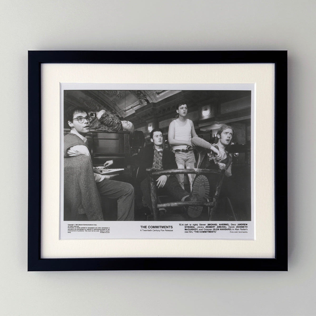 The Commitments 1991 Film Movie Press Publicity Still Framed