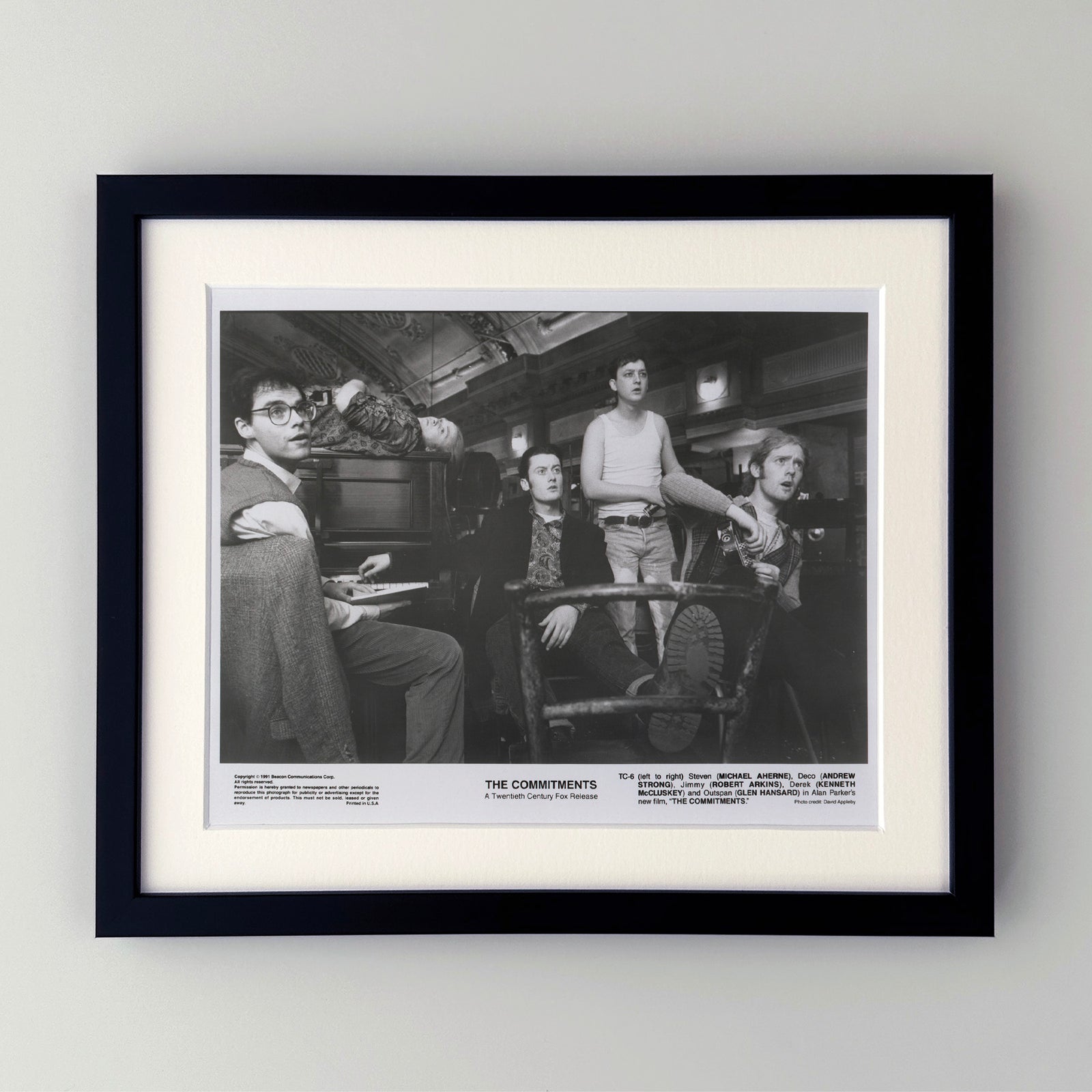 The Commitments 1991 Film Movie Press Publicity Still Framed