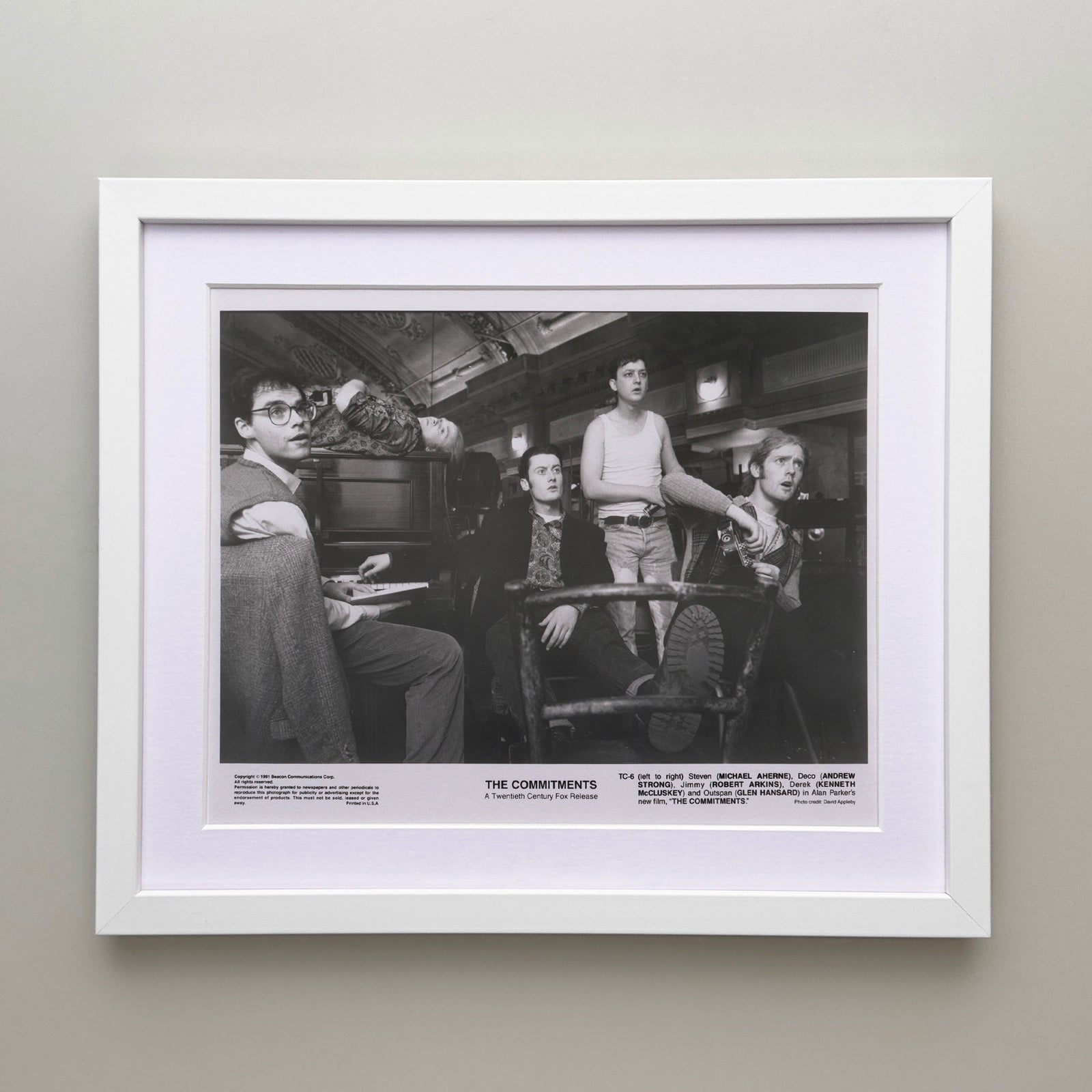 The Commitments 1991 Film Movie Press Publicity Still Framed
