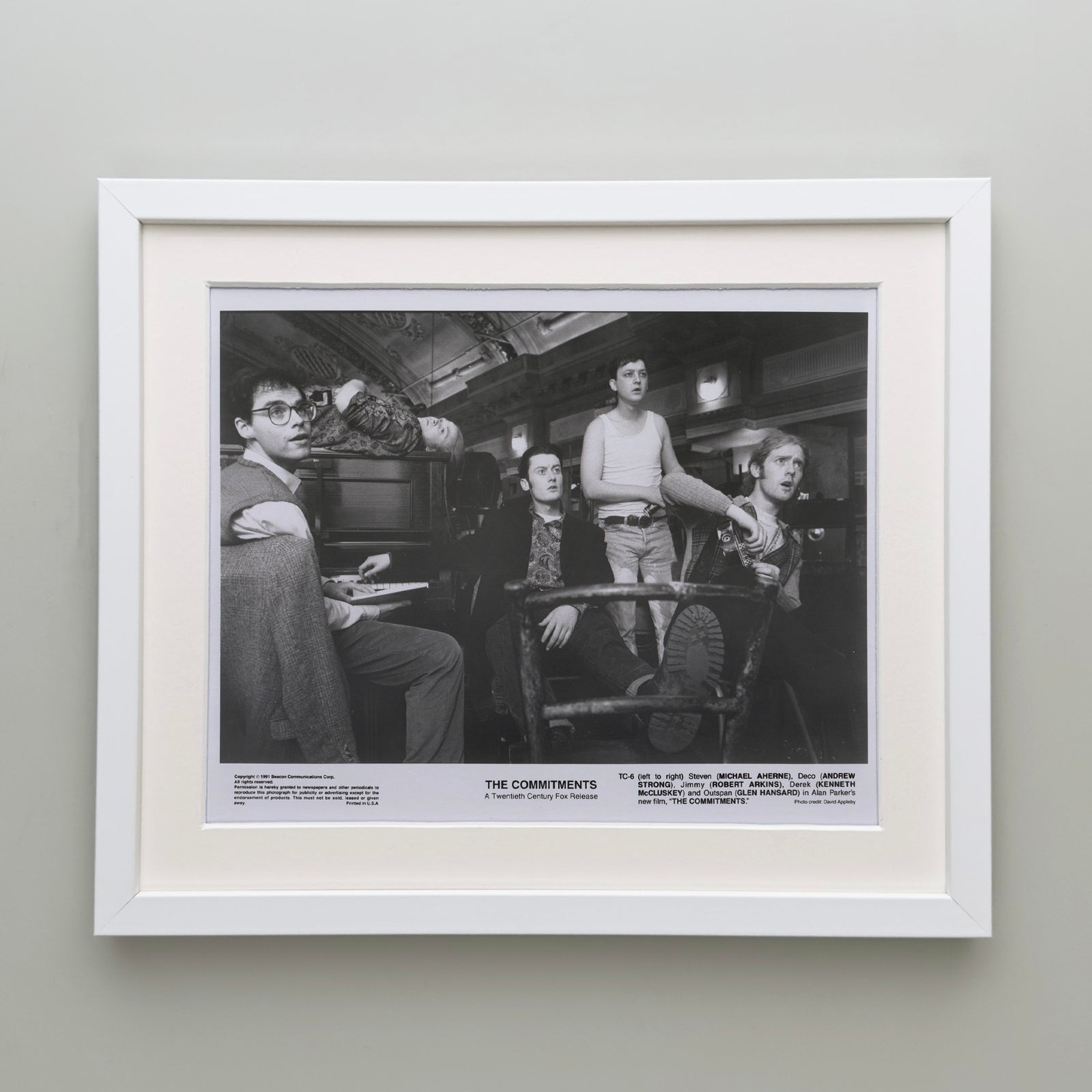 The Commitments 1991 Film Movie Press Publicity Still Framed