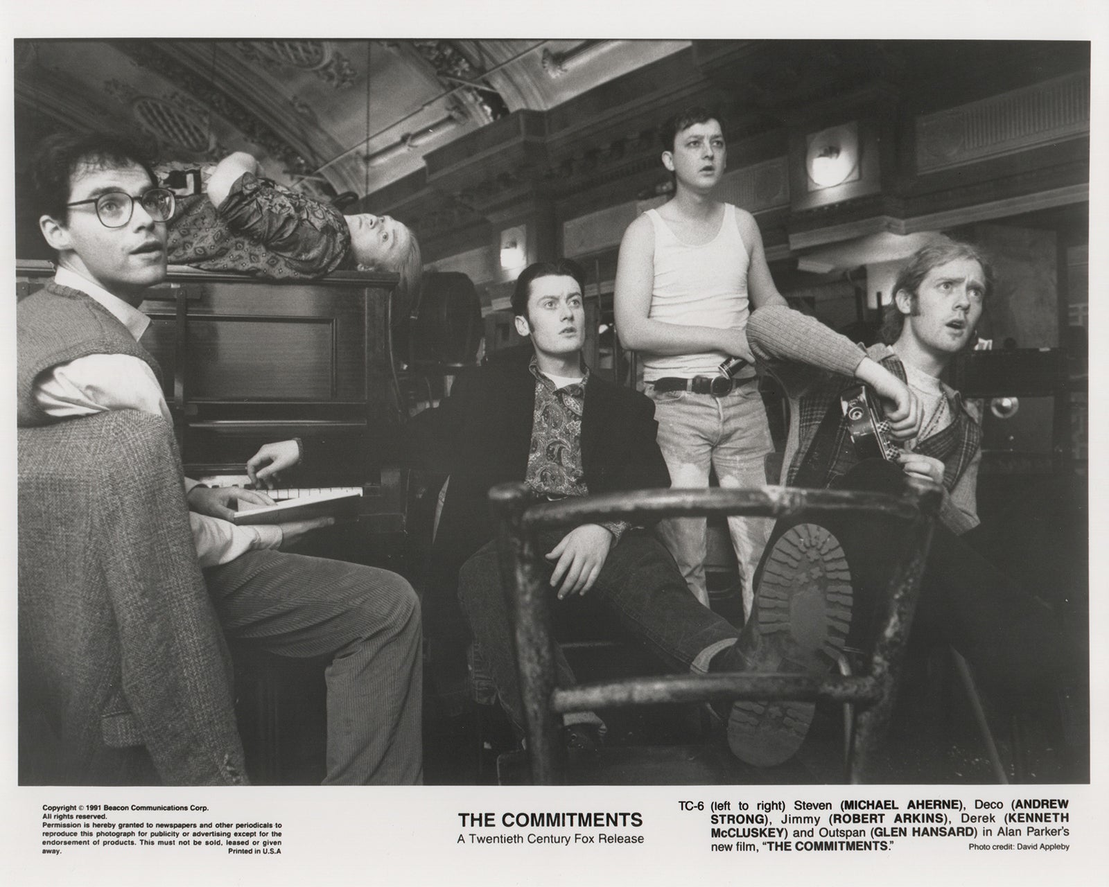 The Commitments 1991 Film Movie Press Publicity Still Framed