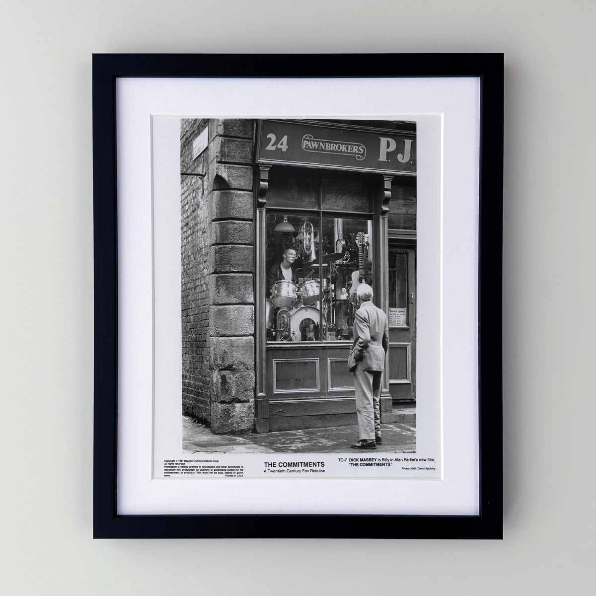 The Commitments 1991 Film Movie Press Publicity Still Framed