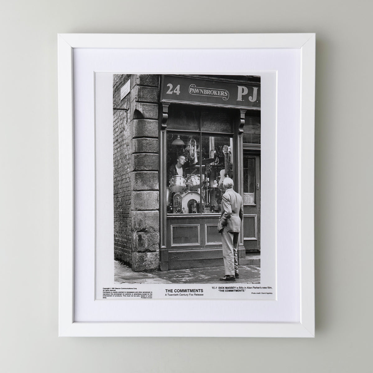 The Commitments 1991 Film Movie Press Publicity Still Framed