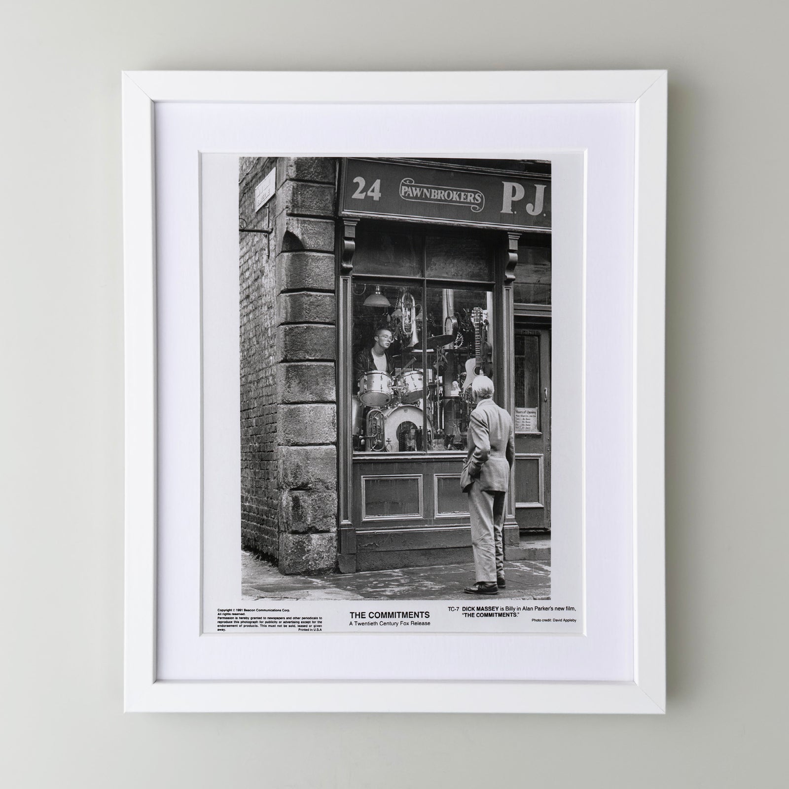 The Commitments 1991 Film Movie Press Publicity Still Framed