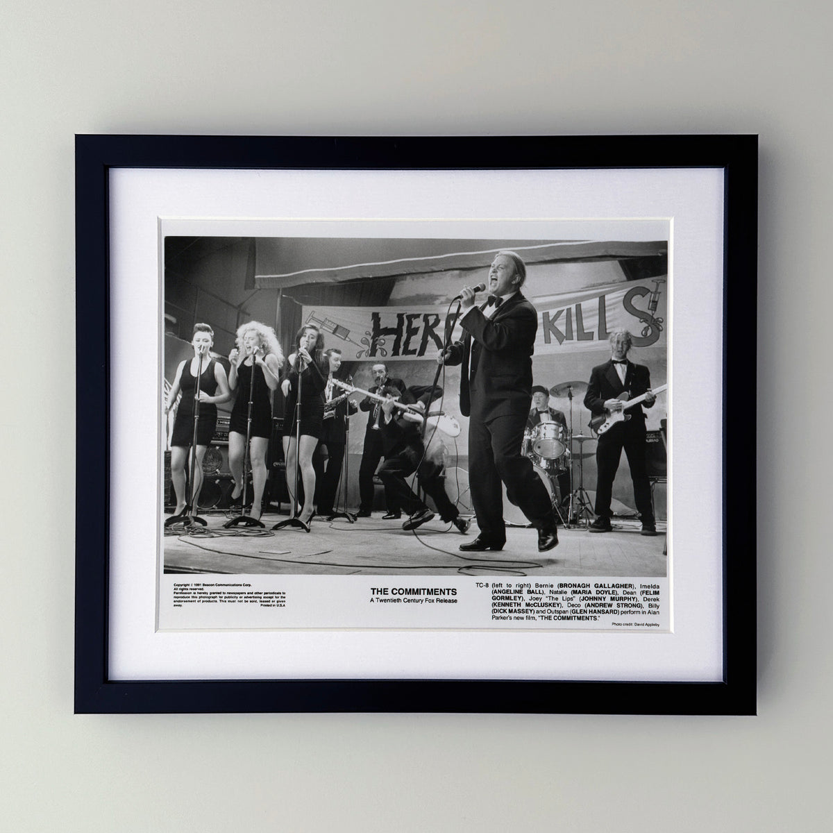 The Commitments 1991 Film Movie Press Publicity Still Framed