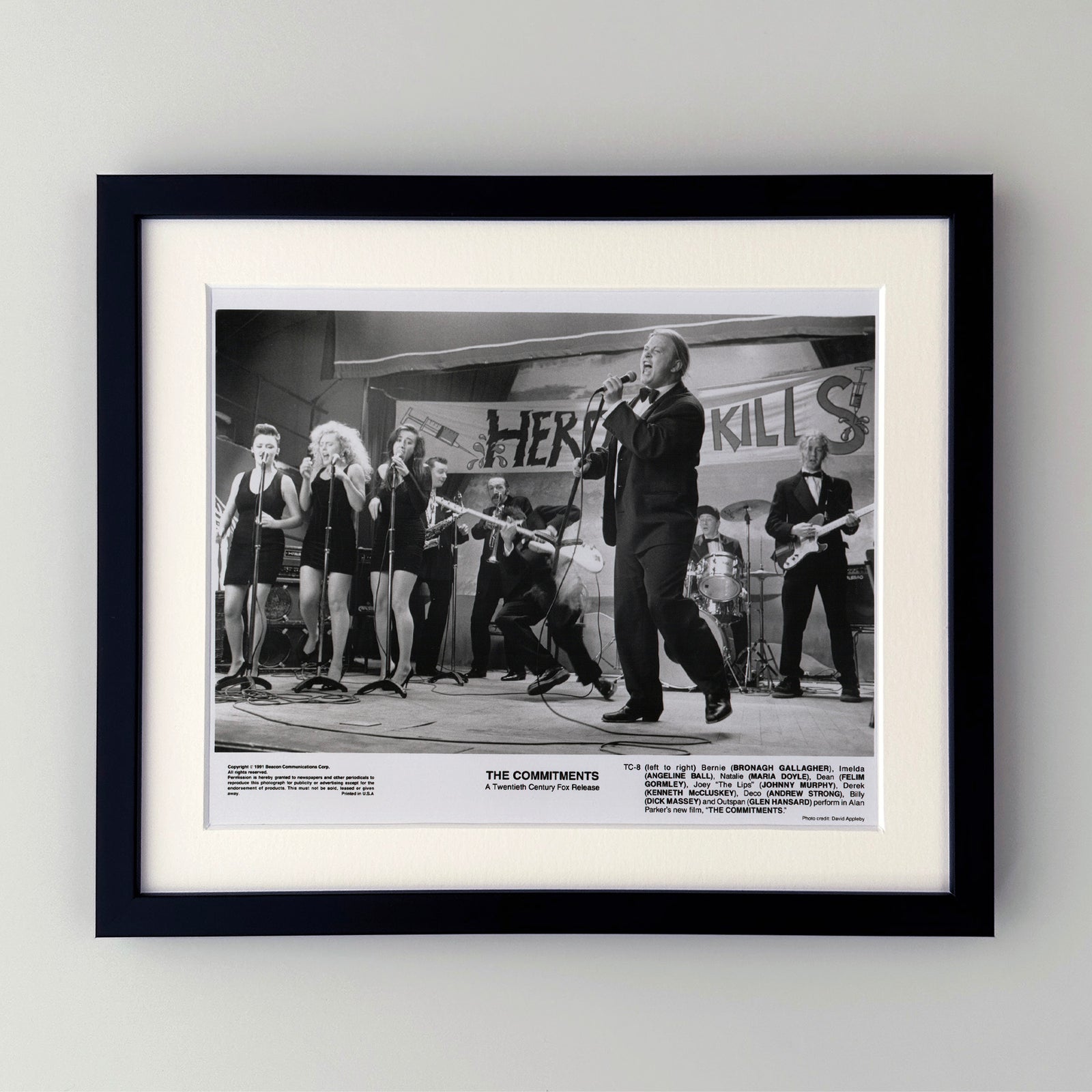 The Commitments 1991 Film Movie Press Publicity Still Framed