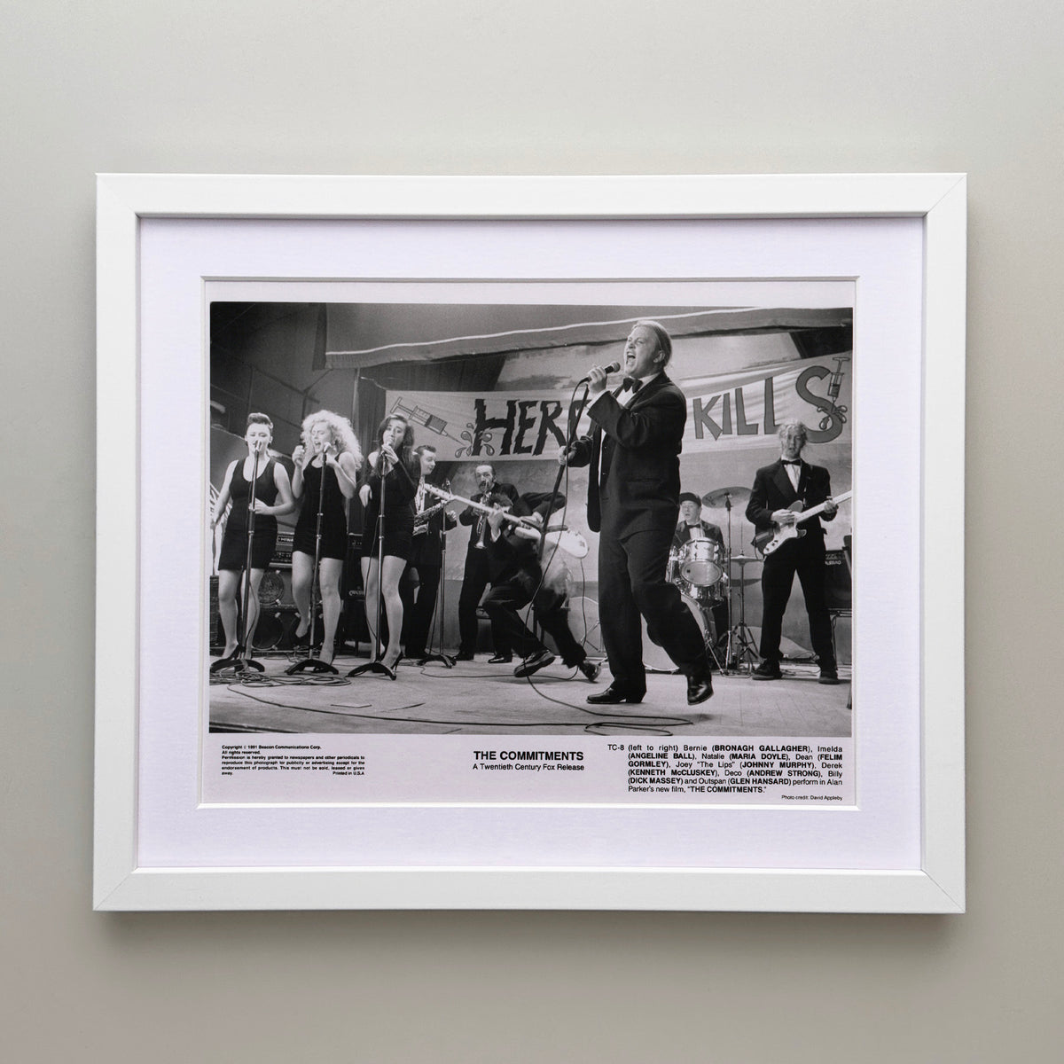 The Commitments 1991 Film Movie Press Publicity Still Framed