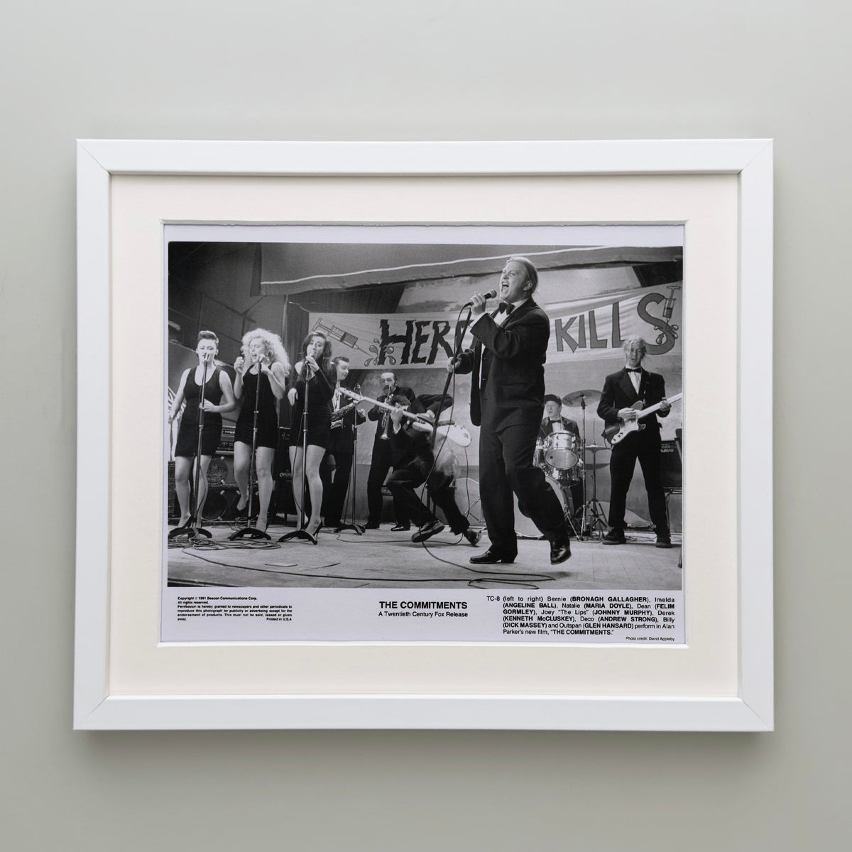 The Commitments 1991 Film Movie Press Publicity Still Framed