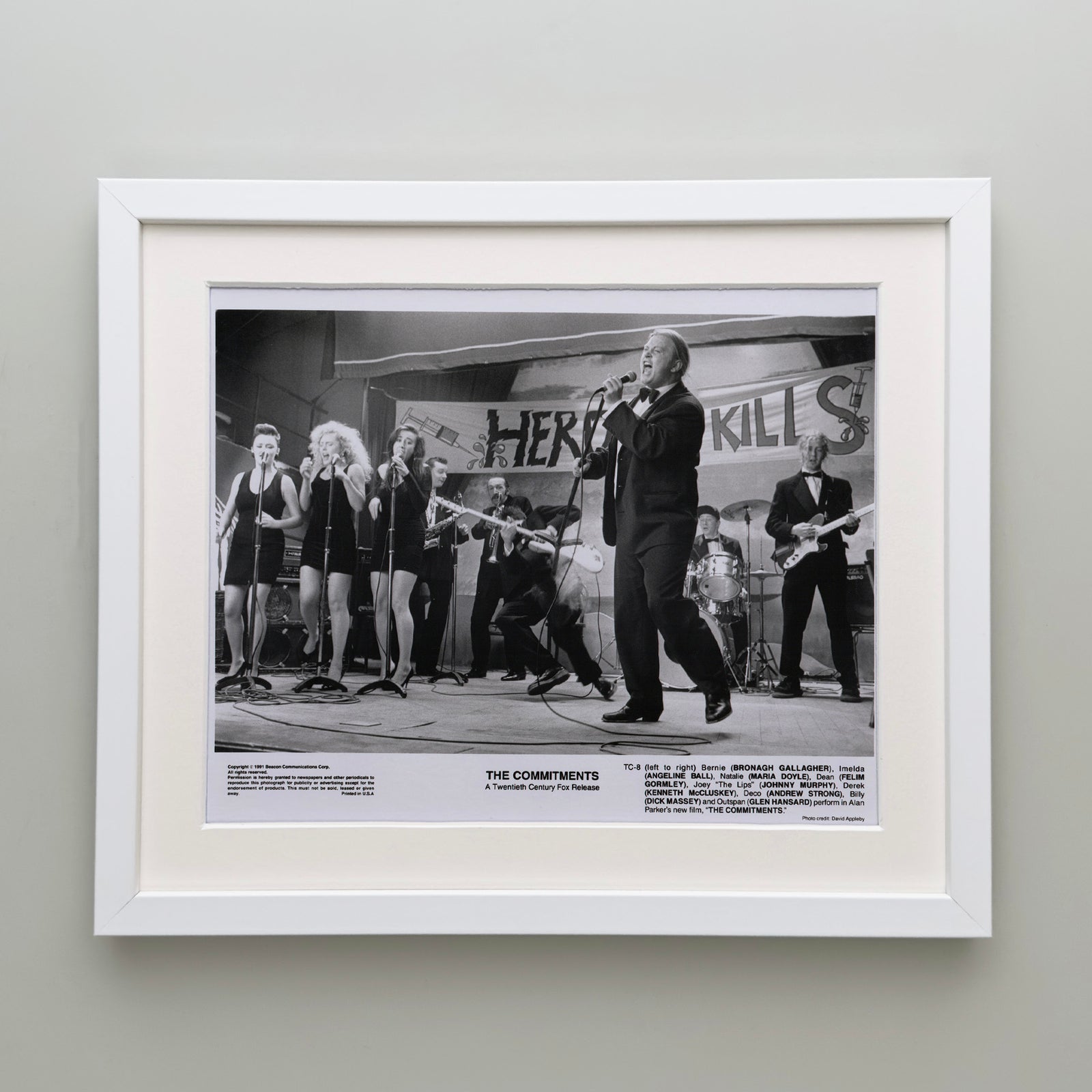 The Commitments 1991 Film Movie Press Publicity Still Framed