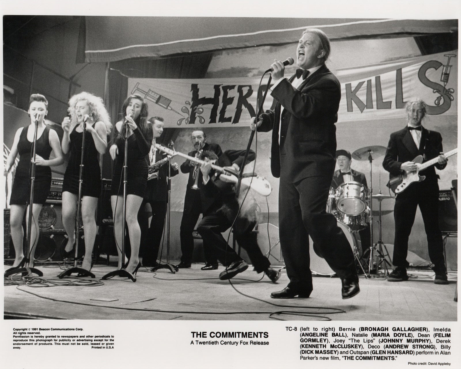 The Commitments 1991 Film Movie Press Publicity Still Framed