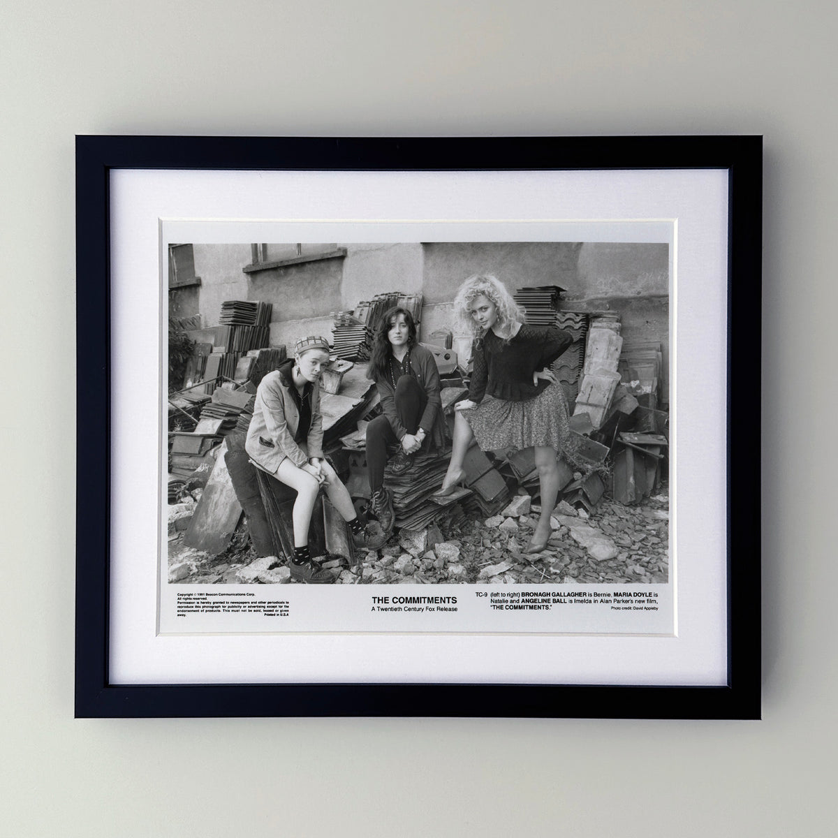 The Commitments 1991 Film Movie Press Publicity Still Framed